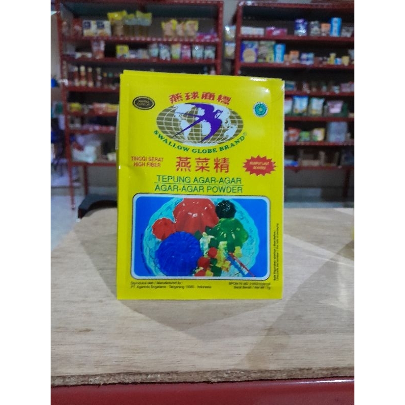 

swallow tepung agar agar putih 7gr
