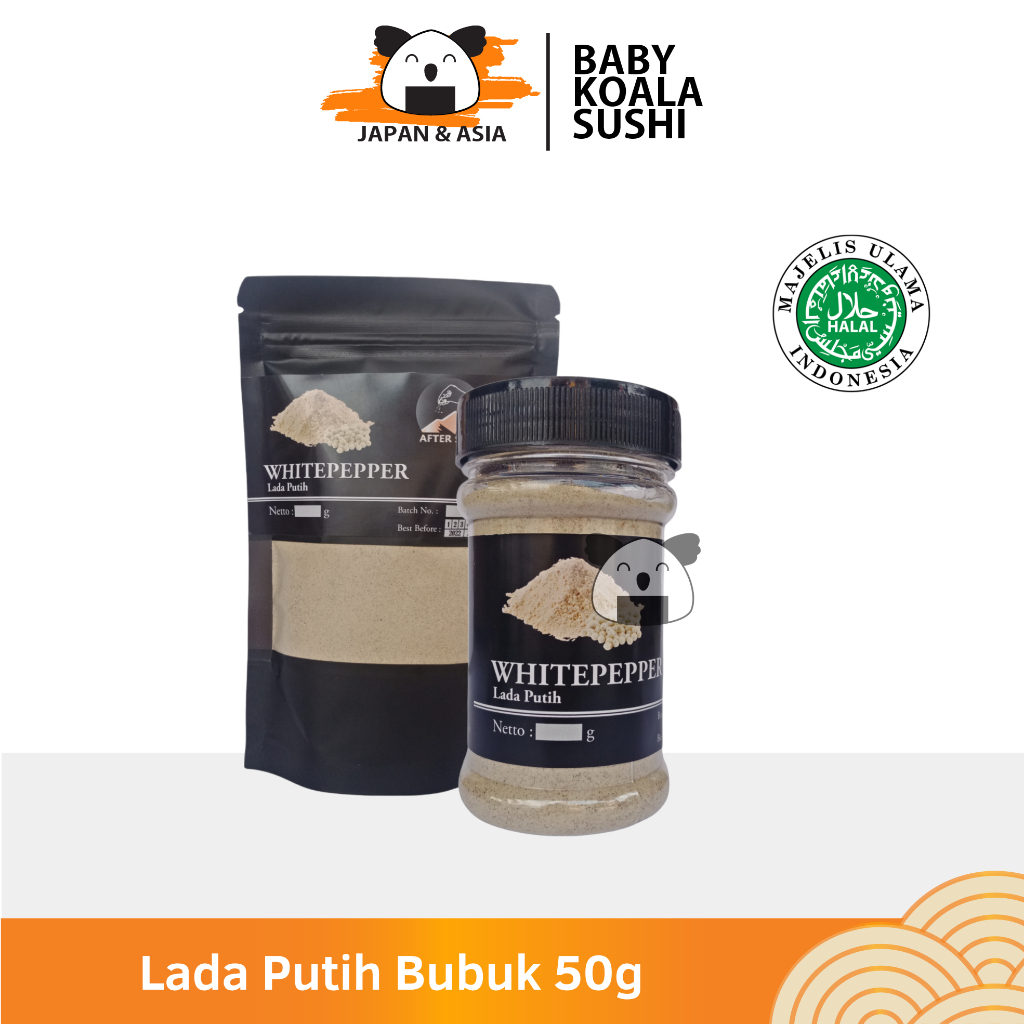 

LADA PUTIH Butir & Bubuk 50 g | Merica Murni Asli Tanpa Pemutih