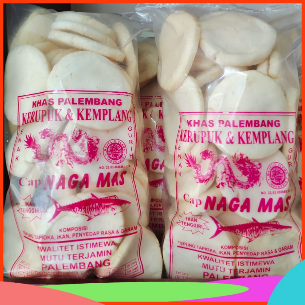 

KEMPLANG KERUPUK PALEMBANG NAGA MAS 500 GRAM IKAN TENGGIRI BULATAN BESAR ENAK RENYAH GURIH