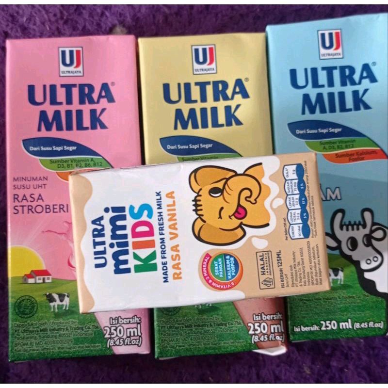 

SUSU UHT ULTRAMILK 250ML | SUSU ULTRA MIMI 125ML