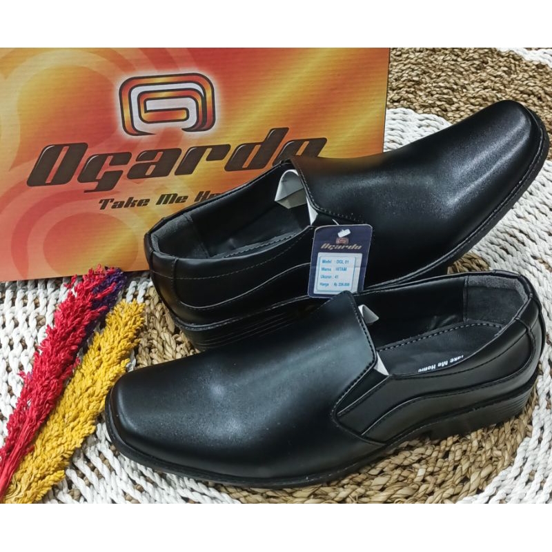 SEPATU PANTOFEL PRIA KERJA PREMIUM TANPA TALI