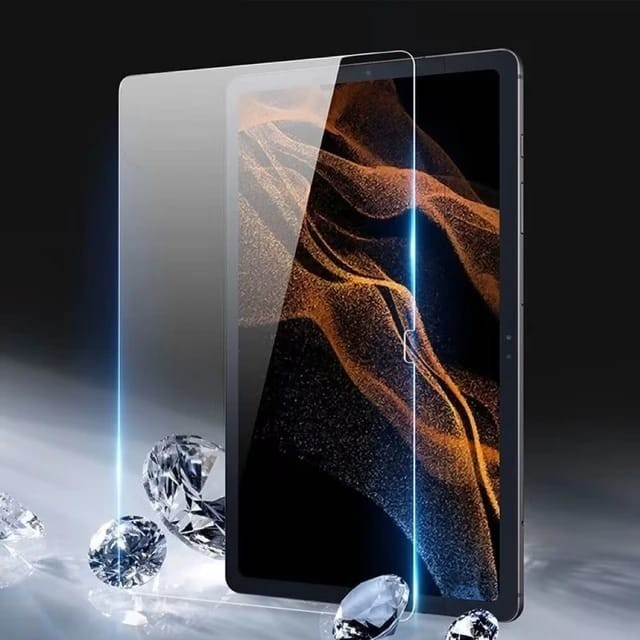 SAMSUNG  GALAXY TAB S9 FE PLUS / TAB S9 FE / TAB S9 / S9 PLUS / ULTRA TEMPERED GLASS FULL ANTI GORES