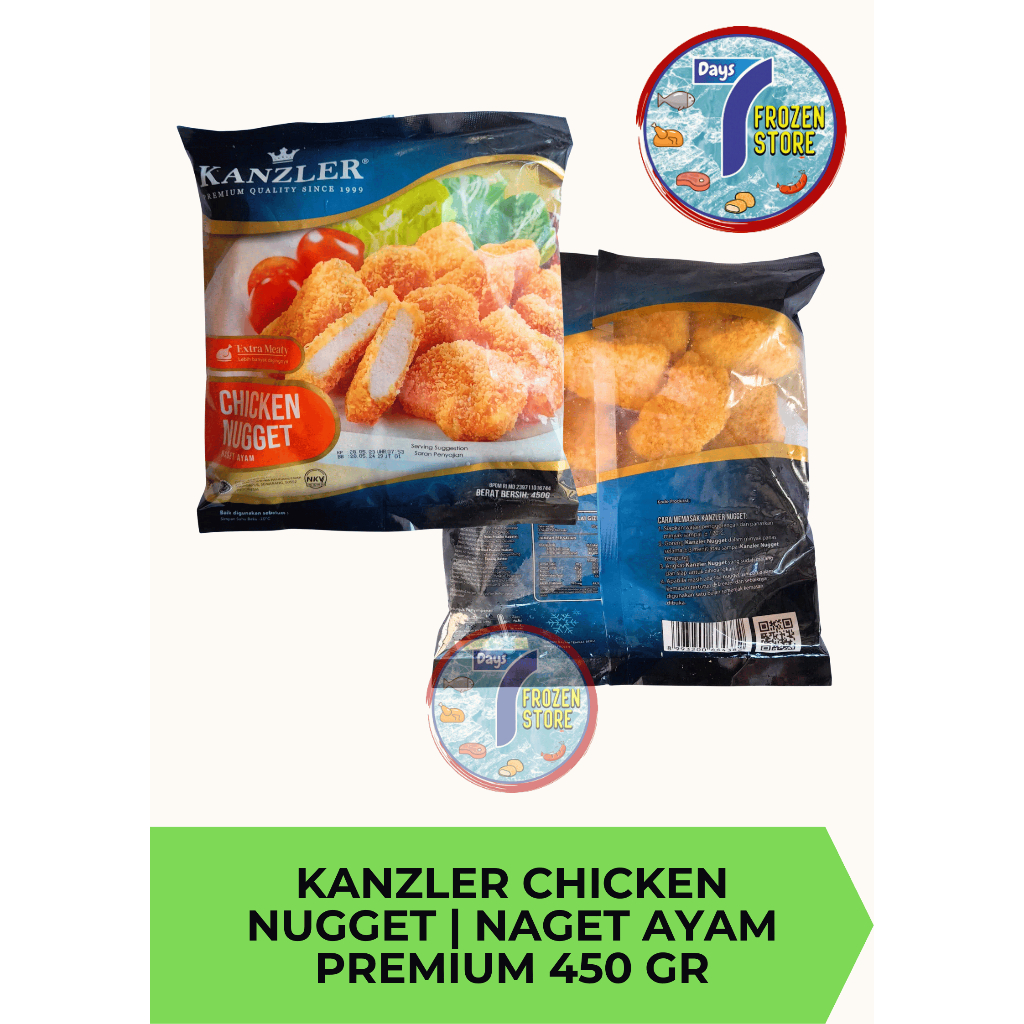

Kanzler Chicken Nugget | Naget Ayam Premium 450 gr