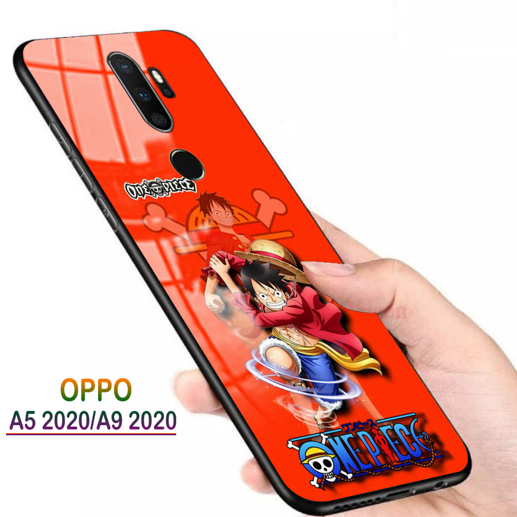 Softcase Glass Kaca OPPO A5 2020, A9 2020 - Casing HP OPPO A5 2020, A9 2020 [ S93 ].