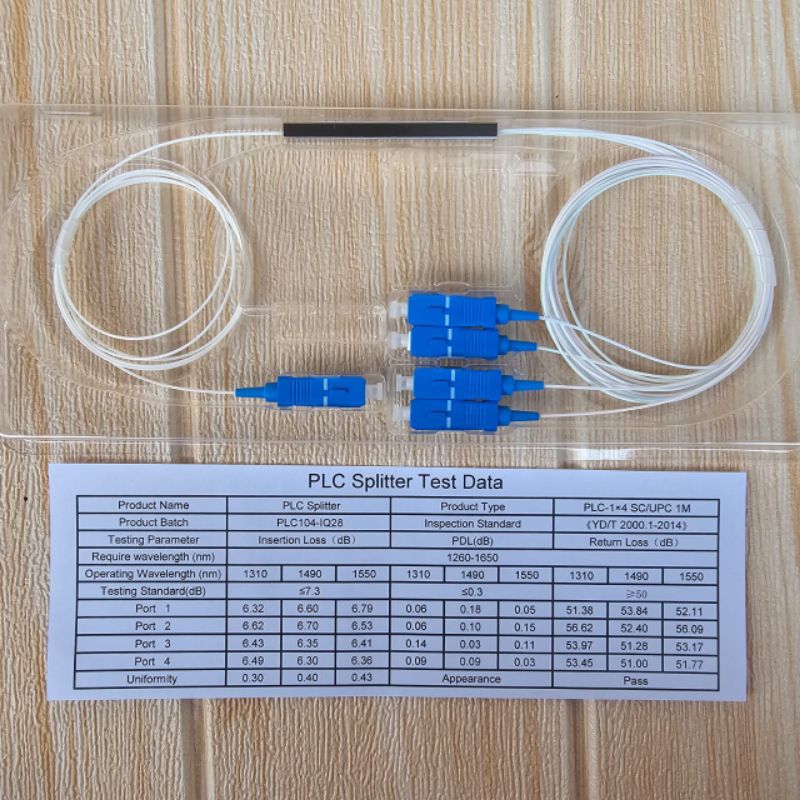 passive spliter/spliter FO/passive spliter plc 1:4 sc upc