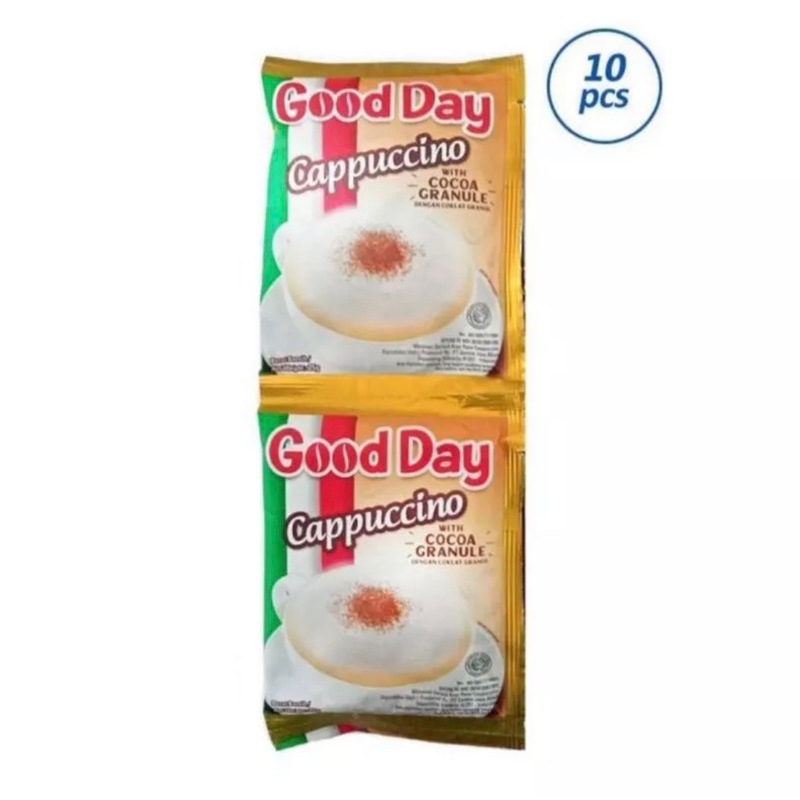 

Goodday Capuccino 1 Renceng 10 Sachet