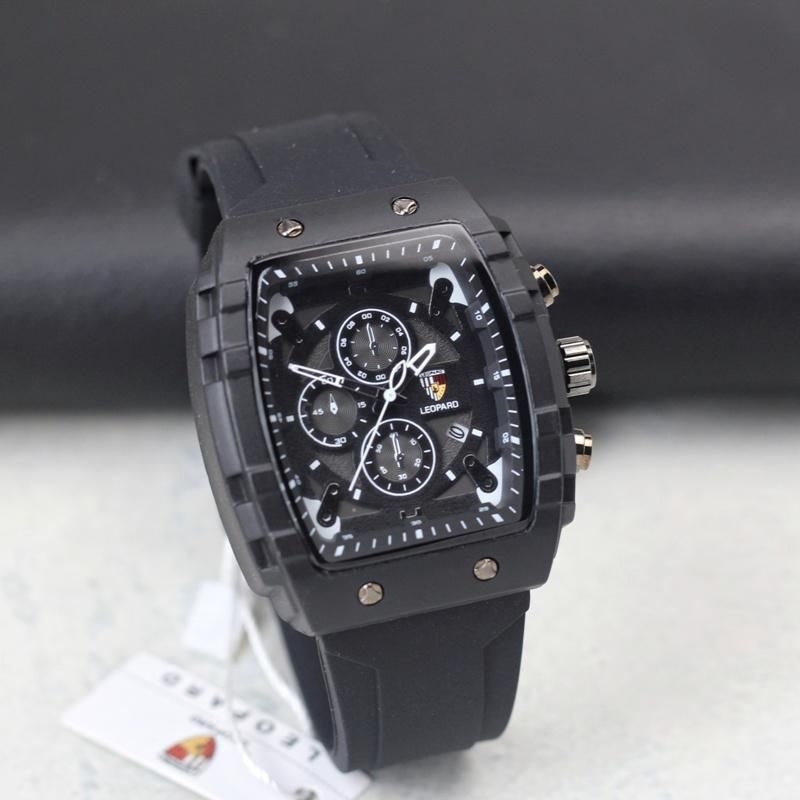 JAM TANGAN PRIA LEOPARD A9 - JAM TANGAN LEOPARD ORIGINAL FITUR TANGGAL AKTIF