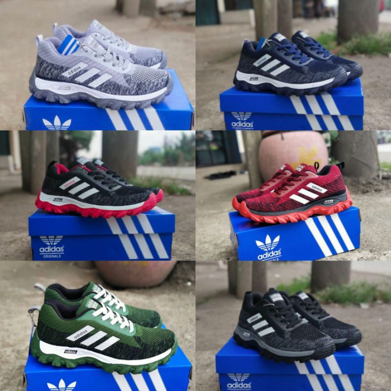 SEPATU SNEAKERS PRIA IMPORT, Sepatu Adidas Zoom Pria, Sepatu Adidas Casual Tracking Hiking Gunung Ca