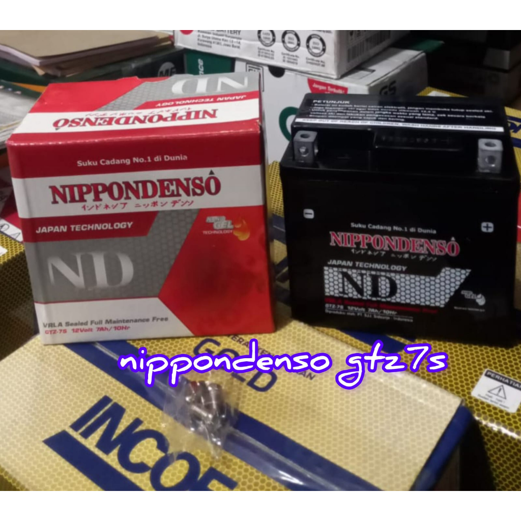 aki gtz7s gtz6v gsx r/s satria fi, cbr facelift sonic 150, r153