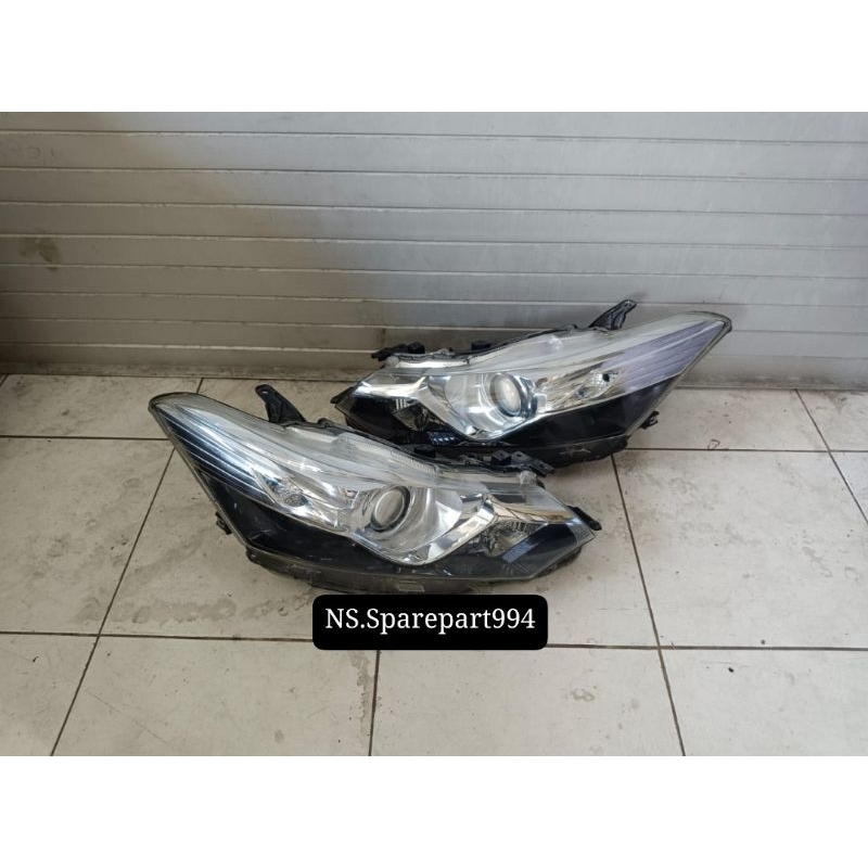 Headlamp vios gen3 HID original kanan kiri