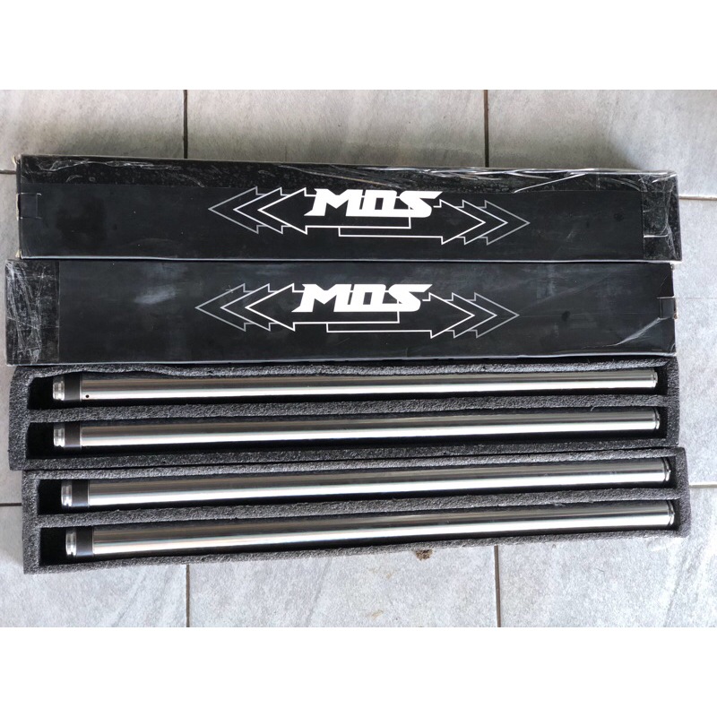 as shock 33mm depan ninja r rr ss import merk mos harga tertera satu set kanan kiri dan set ttupnya