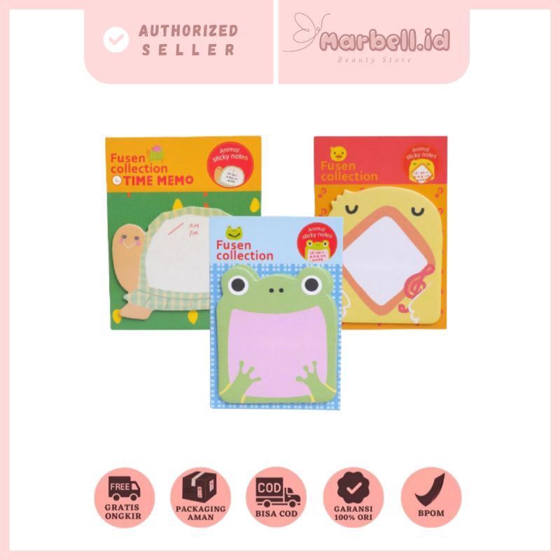 

Stiky Notes Karakter Hewan - Stationary Kertas Memo Pengingat - Kertas Memo - Memo Motif Lucu