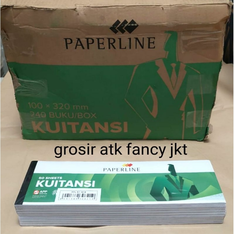 

HJK ( 10 buku ) Paperline Kuitansi Kwitansi 50 Lembar Besar