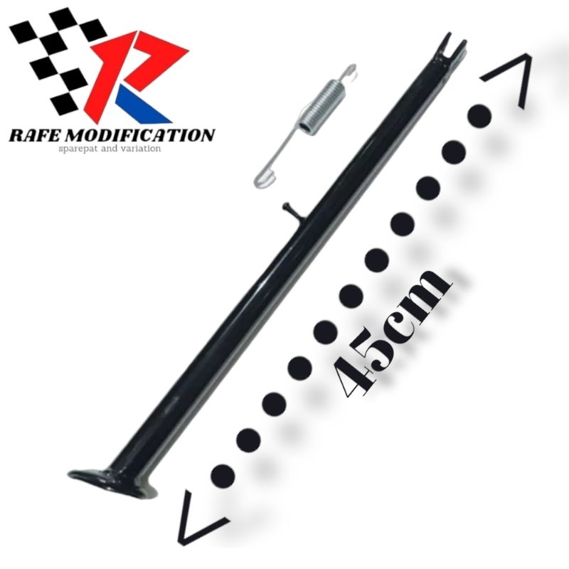 Standar Samping CRF KLX Dtracker WR Panjang 45 cm Hitam