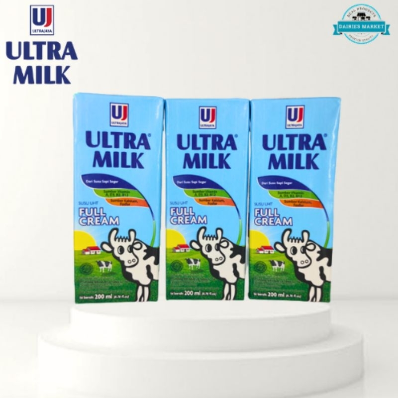 

Ultra Milk susu UHT 250ml Full Cream