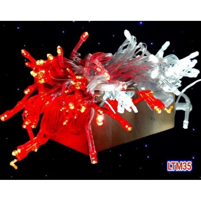 lampu tumbler 10m merah putih