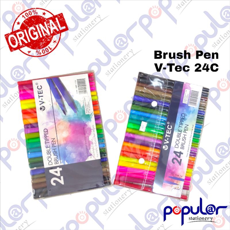 

Brush Pen V-Tec 24 Colors