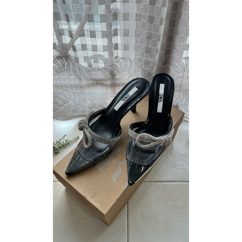 zara heels bening pita kondangan mules