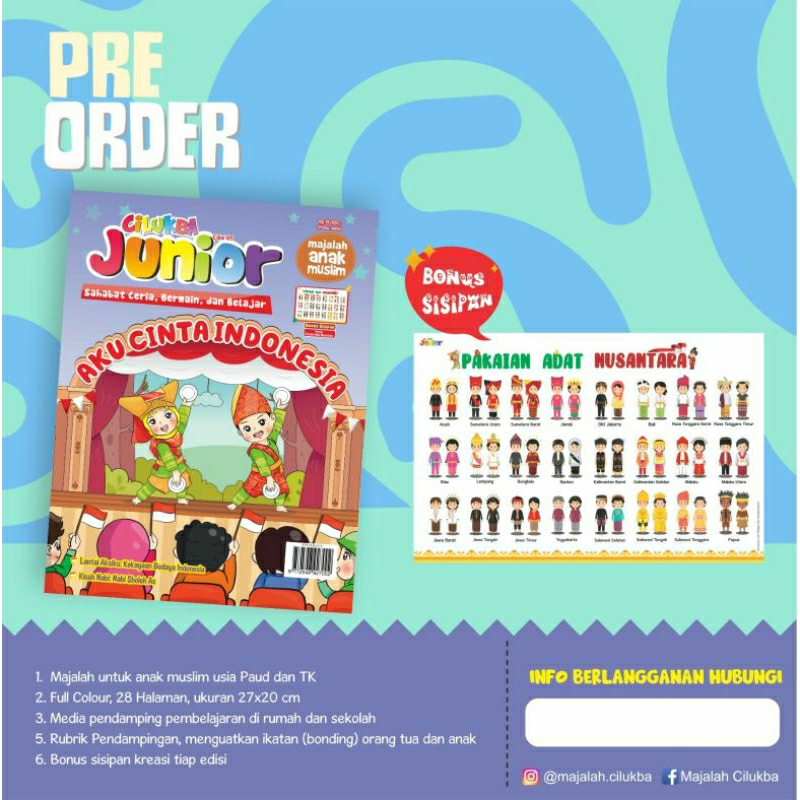 majalah anak muslim cilukba junior edisi 85