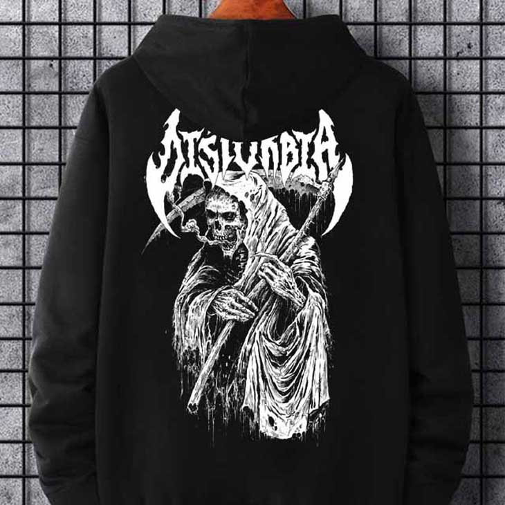 Jaket Hoodie Band Disturbia Hoodie Casual Unisex Bahan Katun