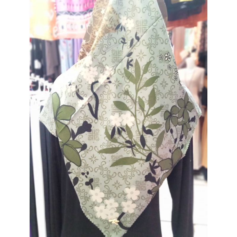 JILBAB SEGI EMPAT PARIS UNGU, SAGE, DAN WARNA LAIN