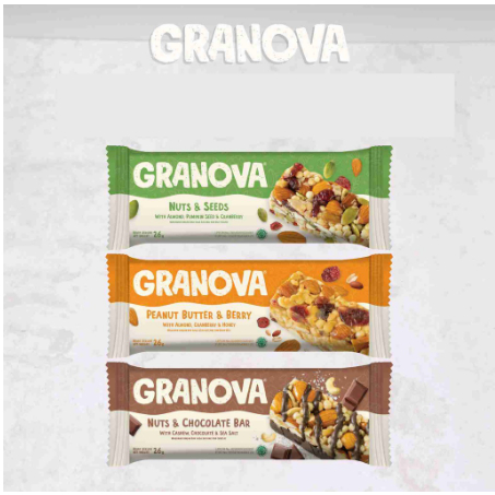 

Granola Bar by Granova - Snack Anak, Healthy Snack, Halal | Nuts & Choco, Nuts & Seeds, Peanut Butter & Berry