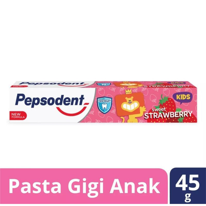 PEPSODENT Pasta Gigi Anak Strawberry 45g