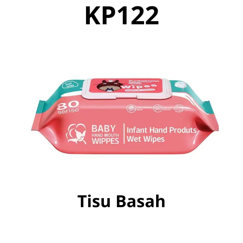KP122 - TISU BASAH BAYI ISI 80 LEMBAR TISSUE BASAH BABY MURAH BABY WIPES WET TISSUE BABY-1