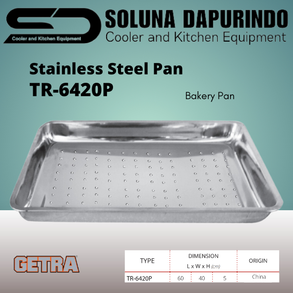 GETRA Stainless Steel pan TR-6420P / NAMPAN NASI&ROTI TR6420P