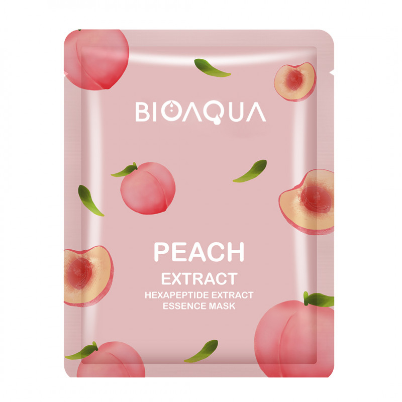 BIOAQUA Peach Extract Hexapeptide Extract Essence Mask