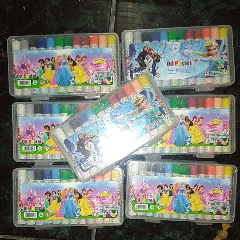 

oil pastel pewarna isi 12