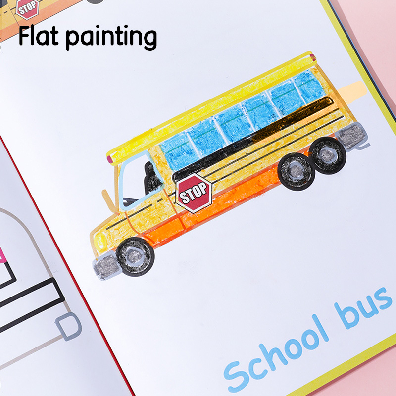 Deli Children Coloring Book / Buku Mewarnai Anak 12 Lembar Kertas 120G Berbagai Tema EN04X Image 6