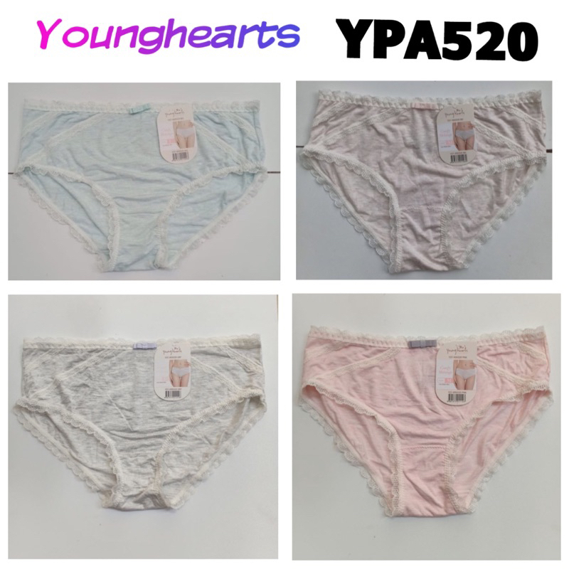 YPA520 panty celana dalam younghearts midi katun viscose L