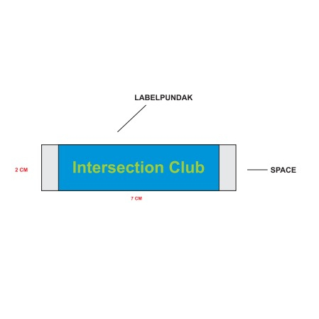 

label woven INTERSECTION