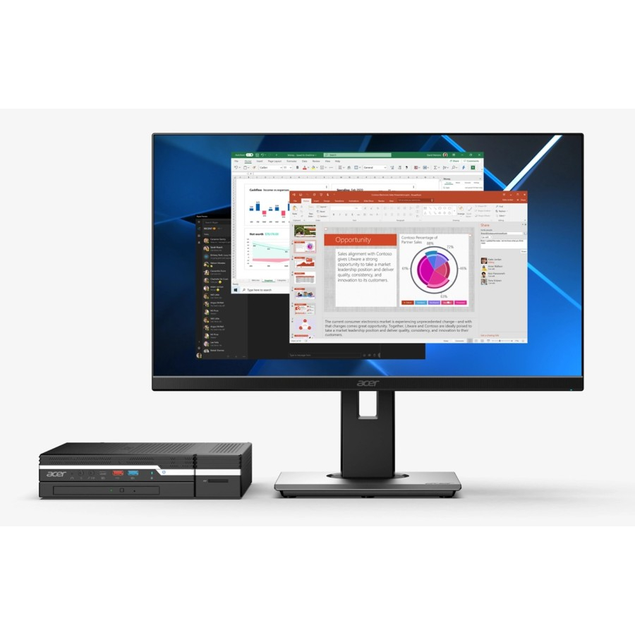 Acer Mini PC Veriton N Intel Core i3-10105 8GB 256SSD WIN10