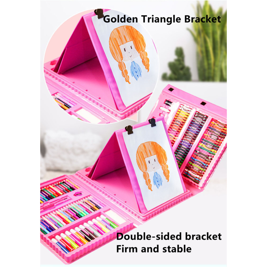 

Crayon Set Spidol Warna Pensil Warna Oil Pastel Isi 208 Pcs