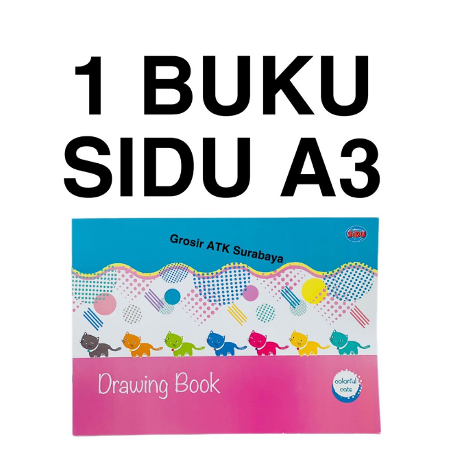 

( 1 BUKU GAMBAR ) BUKU GAMBAR SINAR DUNIA A3 / Drawing Book Sinar Dunia SD SiDu A3