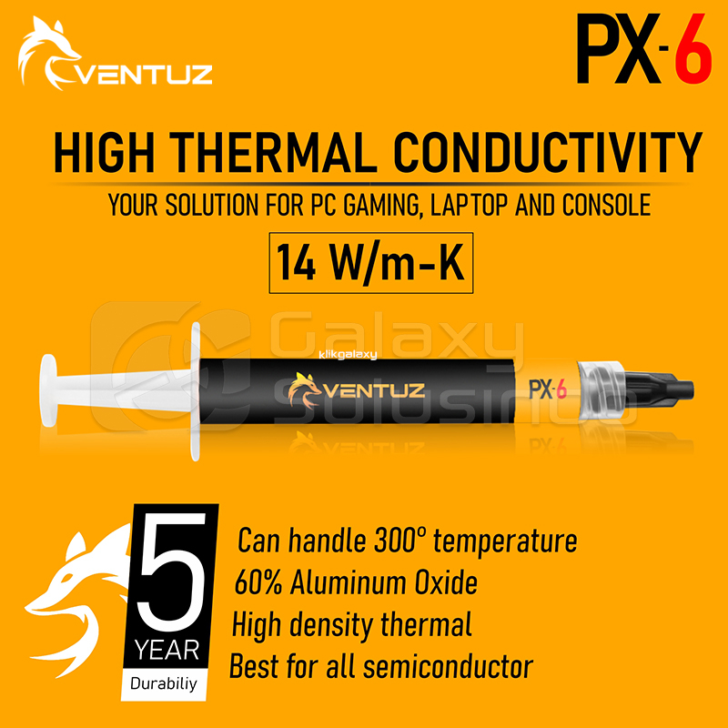 Thermal Paste VENTUZ PX-6 6gr - 14 W/m-k