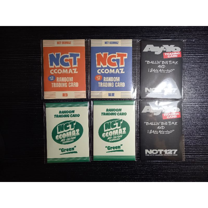 [BACA DESKRIPSI] RANDOM TRADING CARD NCT CCOMAZ & NCT 127 AY-YO SEALED