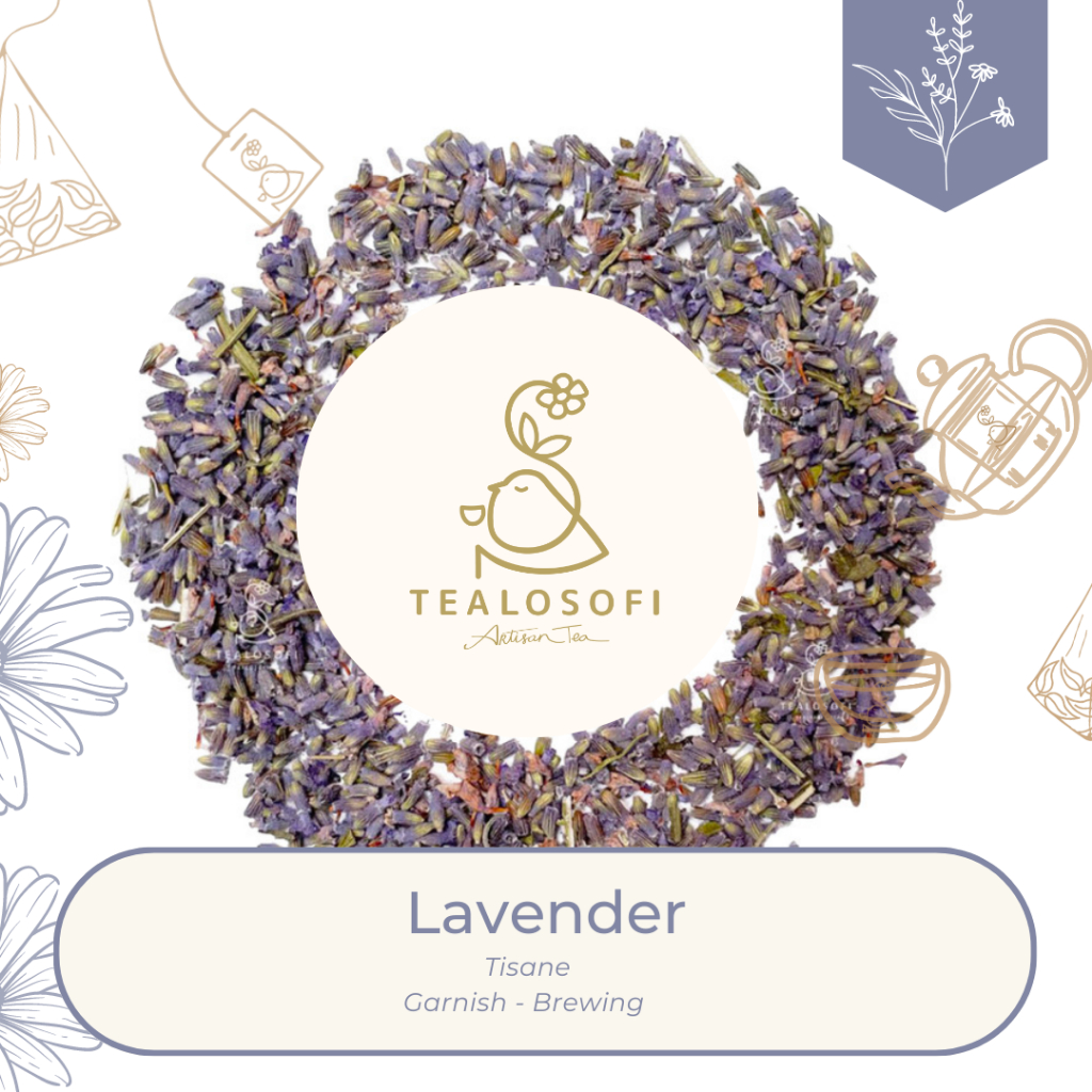 

Lavender Dried Flower Tea - Bunga Herbal Organic Tisane