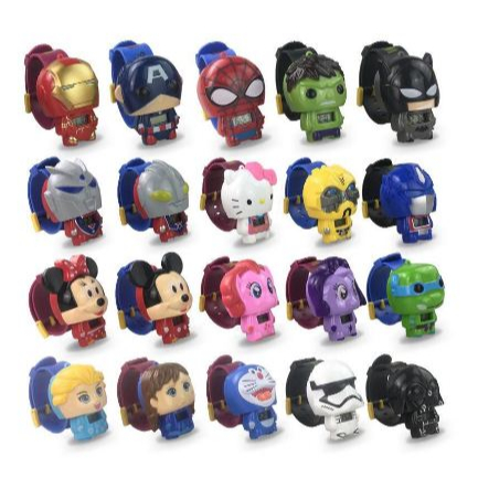 JAM TANGAN ROBOT KARAKTER KARTUN / JAM ANAK SUPERHERO CARTOON / COD READY MAKASSAR