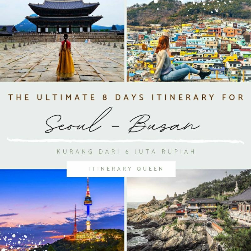 8 Hari Itinerary Busan - Seoul