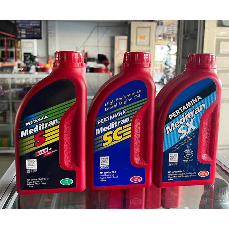 Oli Pertamina Meditran S40 / Meditran SC 15w40 / Meditran SX 15w40 (1L)