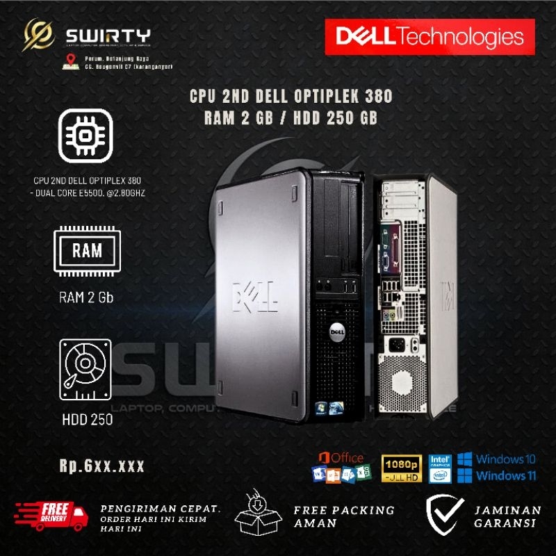 CPU DELL OPTIPLEX 380