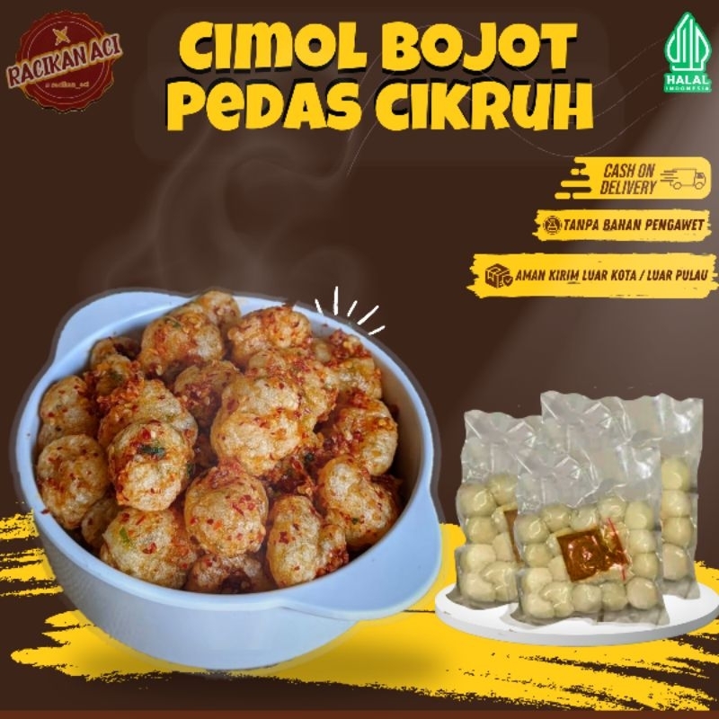 

CIMOL BOJOT LENGKAP DENGAN BUMBU CIKRUH