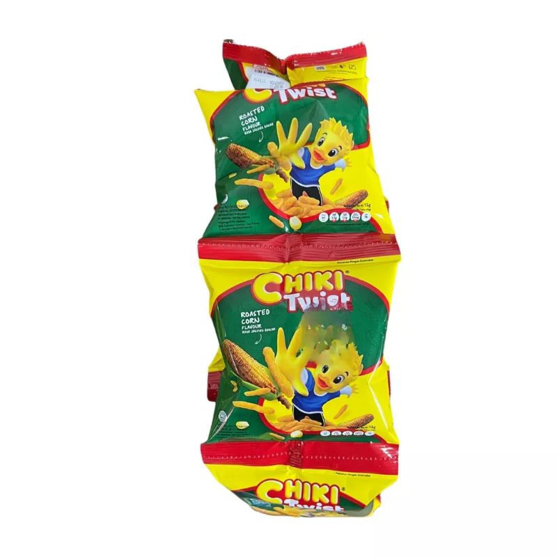 

Chiki Twist Jari jari jagung Jajanan Warung 1 Renceng isi 10 Griya Snack