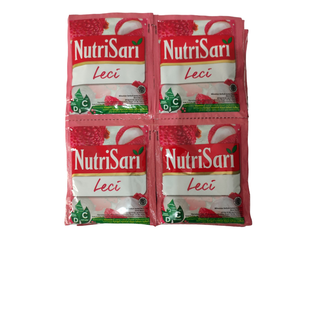 

Nutrisari Leci Renceng Ecer @10 Pcs/nutrisari renceng termurah/NUTRIFOOD Nutrisari RENCENG All Varian/Nutrisari renceng/Nutrisari Sachet 10*11gr All Varian termurah