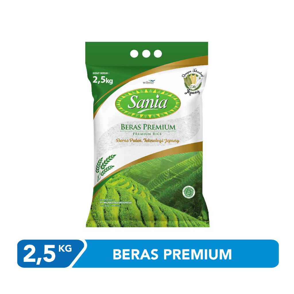 SANIA BERAS 2,5 KG