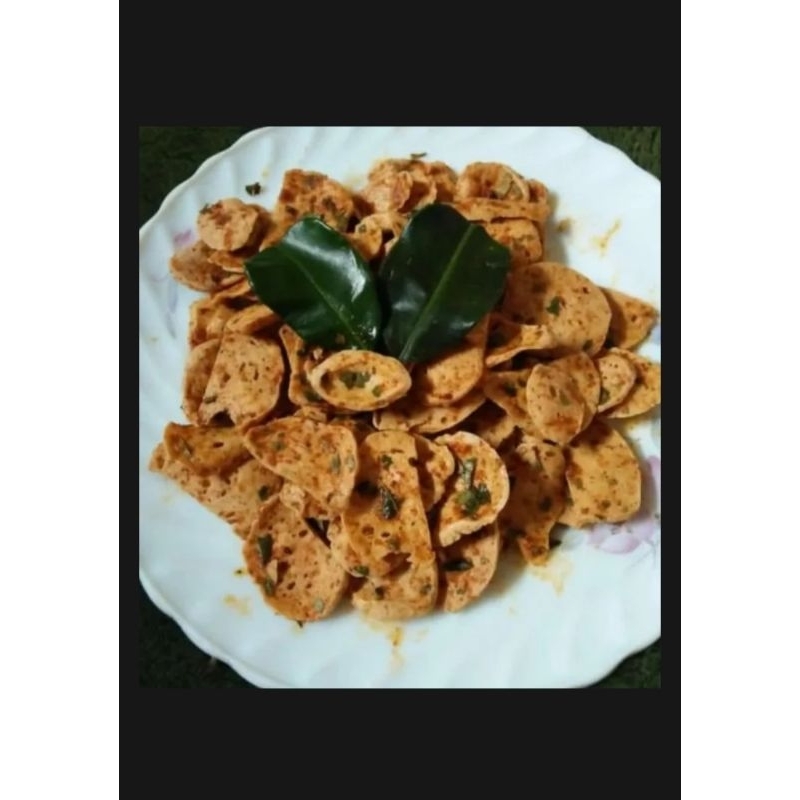 

basreng koin extra daun jeruk pedas dan original 250 g