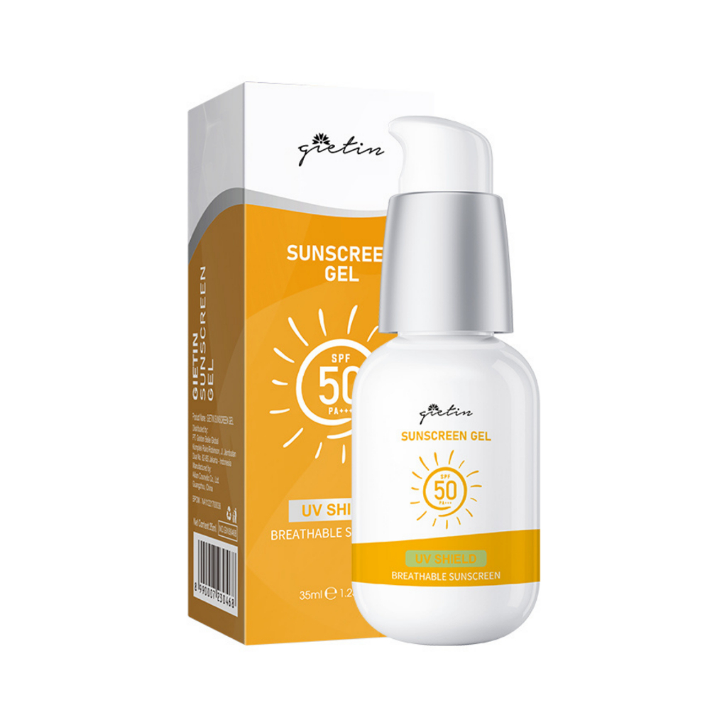LF - Gietin Light Sunscreen Gel UV Shield Breathable Sunscreen SPF50 PA++ Sunscreen Sunblock UVA UVB